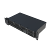 rectificador redundante 2000w, 220/380 vac a 48 vdc, 200a, 2u, con módulo de monitoreo smu11c