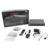 dvr 2 megapixel / 4 canales turbohd + 1 canal ip / 1 bahía de disco duro / h.264+ / 1 canal de audio / vídeoanálisis