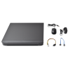 dvr 4 megapixel / 4 canales turbohd + 2 canales ip / 1 bahía de disco duro / 1 canal de audio / vídeoanálisis