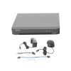 dvr 4 megapixel / 16 canales turbohd + 8 canales ip / 1 bahía de disco duro / audio por coaxitron / evita falsas alarmas / salida de video en full hd