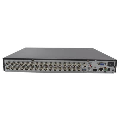 dvr 4 megapixel / 32 canales turbohd + 8 canales ip / 2 bahías de disco duro / 1 canal de audio dvr 4 megapixel / 32 canales turbohd + 8 canales ip / 2 bahías de disco duro / 1 canal de audio