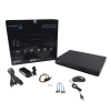 dvr 4 megapixel / 32 canales turbohd + 8 canales ip / 2 bahías de disco duro / 1 canal de audio