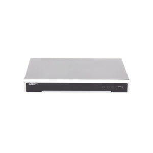 (acusense / evita falsas alarmas) dvr 4k / 16 canales turbohd + 16 canales ip / 2 bahía de disco duro / audio por coaxitron / salida de vídeo en 4k