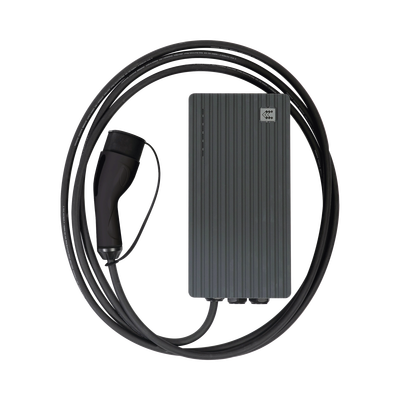 estación de carga para vehículos eléctricos con conector tipo 1 (sae j1772), 220vca con potencia de salida de 7.4kw (32a / bifásica) estación de carga para vehículos eléctricos con conector tipo 1 (sae j1772), 220vca con potencia de salida de 7.4kw (32a / bifásica)