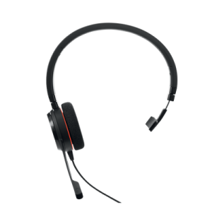 jabra evolve 20 mono con conexión usb, micrófono con cancelación de ruido de última generación, configuración plug and play, certificación microsoft teams (4993 823 109)