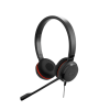 jabra evolve 20se stereo con conexión usb, micrófono con cancelación de ruido de última generación, configuración plug and play, certificación microsoft teams (4993 823 309)