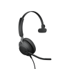 jabra evolve 2 40, auricular mono versión uc con aislamiento de ruido, conexión usb c y indicador de ocupado (busylight) (24089 889 899)
