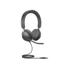 jabra jabra evolve 2 40se, auricular stereo versión ms con aislamiento de ruido, conexión usb a y indicador de ocupado (busylight) (24189 999 999)