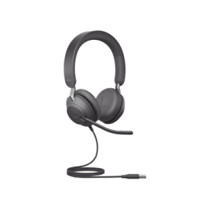 jabra jabra evolve 2 40se, auricular stereo versión ms con aislamiento de ruido, conexión usb a y indicador de ocupado (busylight) (24189 999 999)