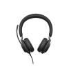 jabra jabra evolve 2 40, auricular stereo versión uc con aislamiento de ruido, conexión usb a y indicador de ocupado (busylight) (24089 989 999)