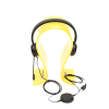 jabra evolve 30 duo con conexión usb / 3.5mm, micrófono con cancelación de ruido y controlador en el cable con botones e indicadores led (5399 829 309)