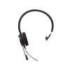 jabra evolve 30 mono con conexión usb / 3.5mm, micrófono con cancelación de ruido y controlador en el cable con botones e indicadores led, certificación microsoft teams (5399 823 309)