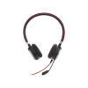 jabra evolve 40 duo con conexión usb / 3.5 mm, indicador de ocupado y cancelación de ruido pasiva (6399 823 109)
