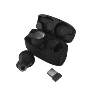 jabra evolve 65t ms, intra auricular inalámbrico con certificación microsoft skype empresarial (6598 832 109)