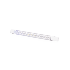luz auxiliar led rectangular, 12 led, 12 24 vcc, 360 lúmenes