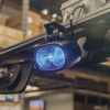luz led de advertencia peatonal de punto azul para montacargas y vehiculos