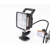 lámpara de trabajo de 9 led, montaje giratorio magnético, 12 24 vcc, 1300 lumenes