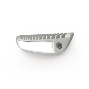 luz de cortesía con bisel color blanco ideal para ambulancias y vehículos de rescate