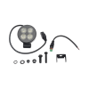 luz de trabajo ultra brillante circular, 4 led, 2556 lúmenes, 12 24 vcd