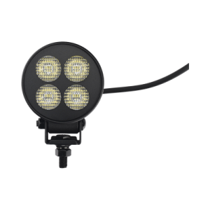 luz de trabajo ultra brillante circular, 4 led, 2556 lúmenes, 12 24 vcd