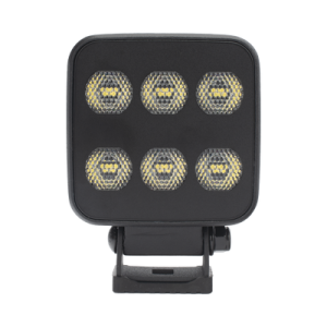 luz de trabajo ultra brillante cuadrada, 6 led, 6552 lúmenes, 12 24 vcd