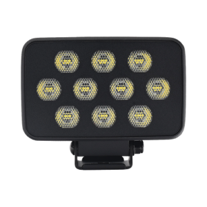 luz de trabajo ultra brillante cuadrada, 10 led, 8937 lúmenes, 12 24 vcd