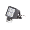 luz de trabajo de 4 led de 10 watt, 12 24 vcd, 800 lúmenes