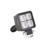 luz de trabajo de 4 led de 10 watt, 12 24 vcd, 800 lúmenes