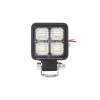 luz de trabajo de 4 led de 10 watt, 12 24 vcd, 800 lúmenes
