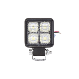 luz de trabajo de 4 led de 10 watt, 12 24 vcd, 800 lúmenes