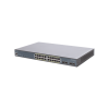 switch poe administrable de 24 puertos gigabit, 4 puertos sfp, soporta hasta 410 w con opción de controlador para serie neutron y enturbo.