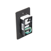 botón de salida piezo eléctrico/ con temporizador / color de led configurable/ ip65.