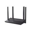 router wifi 6 ax 1500 mbps / mu mimo 2x2 y ofdma / 1 puerto wan gigabit / 3 puertos lan gigabit / soporta ipv6 y tr 069 / 4 antenas beamforming / seguridad wifi wpa3