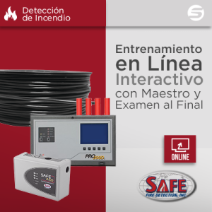 certificación virtual de detección por aspiración y lineal de temperatura safe