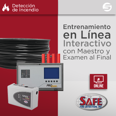 certificación virtual de detección por aspiración y lineal de temperatura safe certificación virtual de detección por aspiración y lineal de temperatura safe