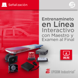 curso comercial de señalización audiovisual para la distintas soluciones vehiculares que hay en el mercado en la marca epcom industrial