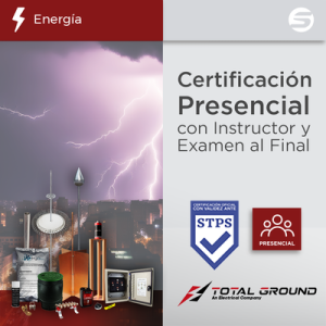 certificación oficial en tierras físicas y pararrayos total ground (válida ante secretaría del trabajo)
