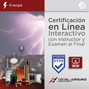 certificación virtual en tierras físicas y pararrayos total ground (válida ante secretaría del trabajo)