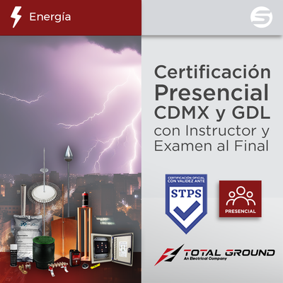 certificación oficial en tierras físicas y pararrayos total ground para cdmx,gdl,mty,hmo,mer,ln y tij. certificación oficial en tierras físicas y pararrayos total ground para cdmx,gdl,mty,hmo,mer,ln y tij.