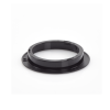 brida de policarbonato, color negro, accesorio para plafón serie ed3040