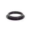 brida de policarbonato, color negro, accesorio para plafón serie ed3040