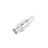 conector tnc hembra en línea, plegable hex. con pin cautivo para cables tipo rg 8/u, lmr 400