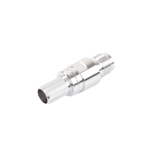 conector tnc hembra en línea, plegable hex. con pin cautivo para cables tipo rg 8/u, lmr 400