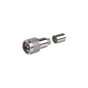 conector uhf macho plegable con pin cautivo para cables rg8