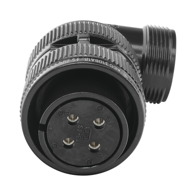 conector plug en Ángulo recto de 4 contactos hembra soldables para radio de locomotora. conector plug en Ángulo recto de 4 contactos hembra soldables para radio de locomotora.