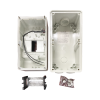 gabinete plástico para exterior ip66 para riel din