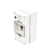 gabinete plástico para exterior ip66 para riel din
