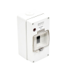 gabinete plástico para exterior ip66 para riel din