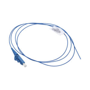 pigtail de fibra Óptica lc simplex, monomodo os2 9/125, 900um, color azul, 2 metros