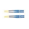 jumper de fibra optica monomodo 9/125 os2, lc lc duplex, lszh, color amarillo, 10 metros